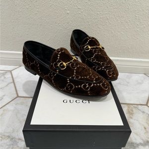 Gucci Jordaan Velvet Loafer